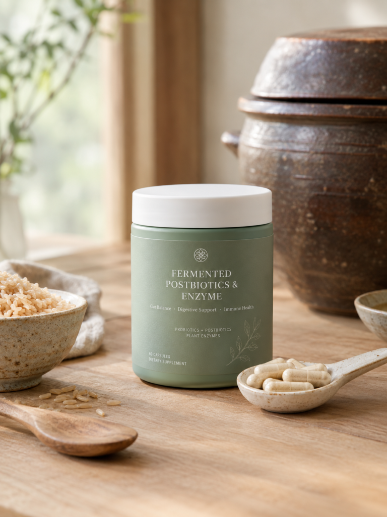 Multi-Strain Fermented Postbiotics & Digestive Enzyme Pack