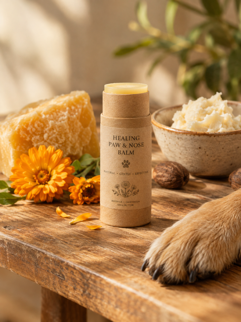 Organic Herb & Beeswax Healing Paw & Nose Balm