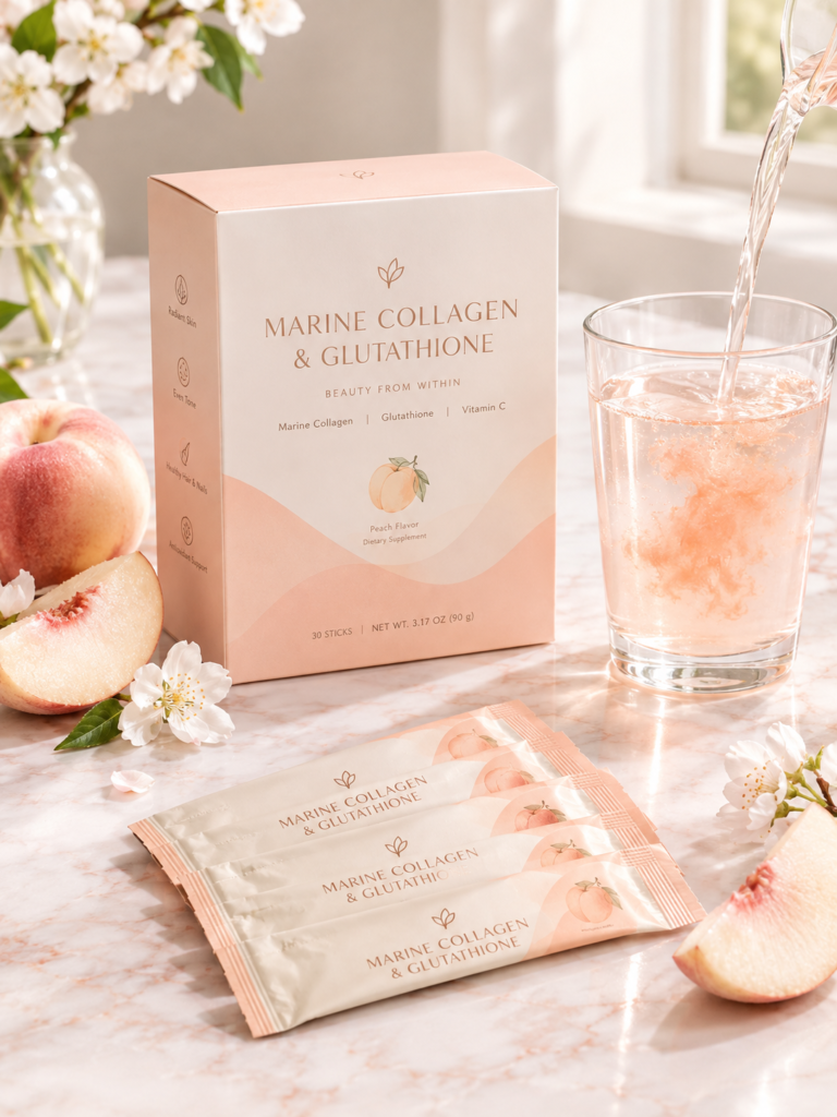 Marine Collagen Peptides & Pure Glutathione Sachets