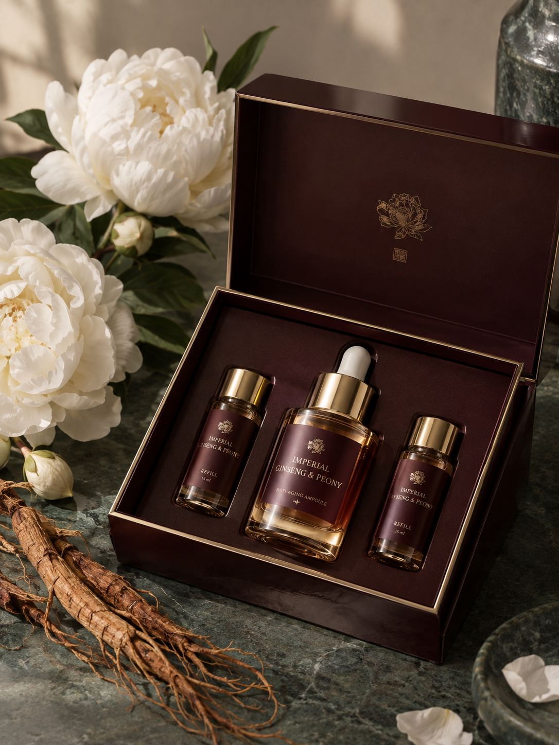 Imperial Ginseng & Peony Restorative Ampoule Set